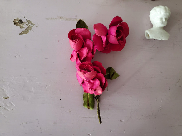 フランスアンティーク ばらの布花 その他素材 Mon Atelier COUTURE
