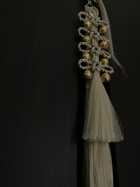 祈りの大麻を暮らしの中に大麻飾り（大）〜鈴音〜 また 鈴音