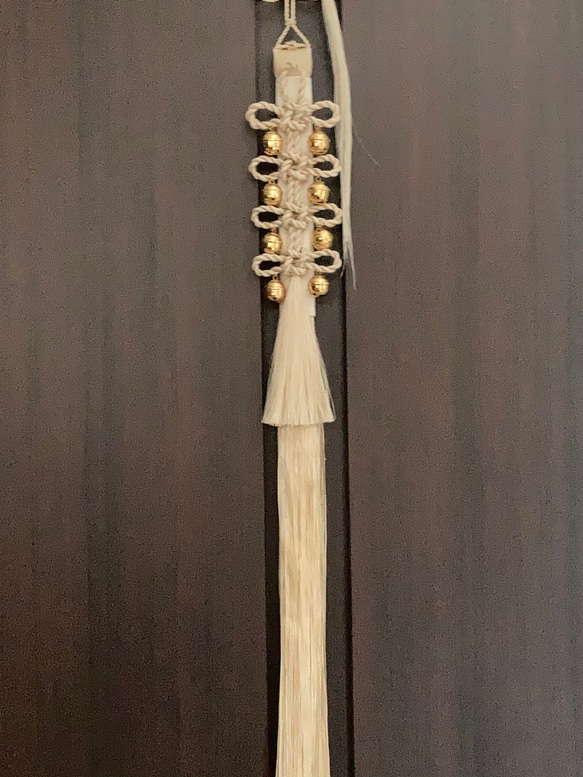 祈りの大麻を暮らしの中に大麻飾り（大）〜鈴音〜 また 鈴音