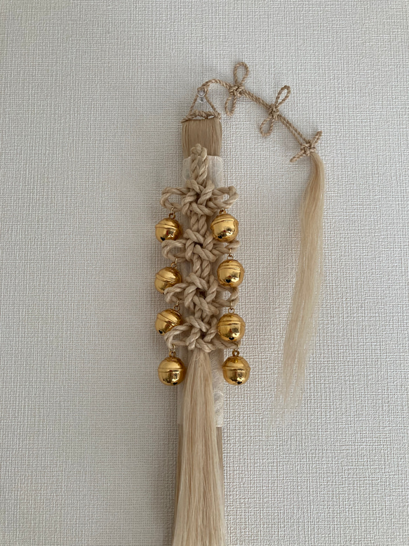 祈りの大麻を暮らしの中に大麻飾り（大）〜鈴音〜 また 鈴音