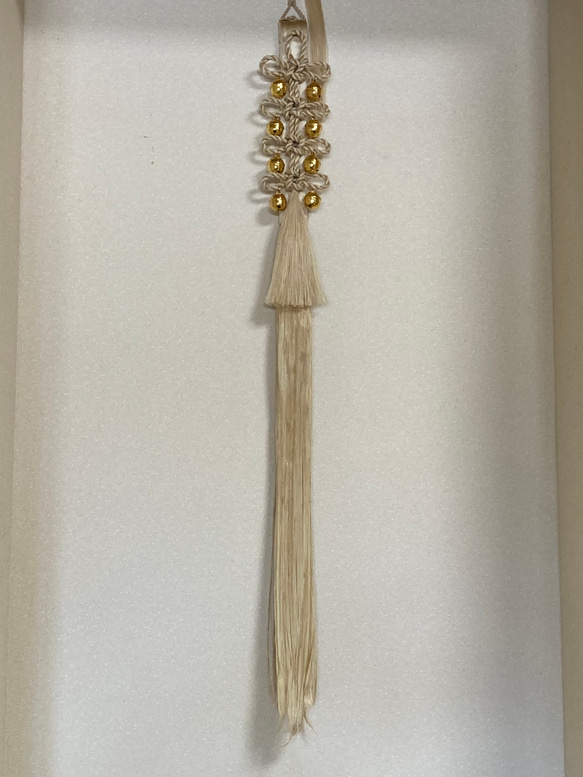 祈りの大麻を暮らしの中に大麻飾り（大）〜鈴音〜 また 鈴音