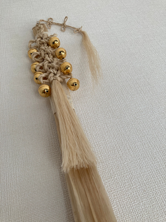 祈りの大麻を暮らしの中に大麻飾り（大）〜鈴音〜 また 鈴音