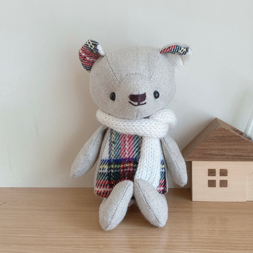 ハンドメイド テディベア チーちゃん ぬいぐるみ viola 通販