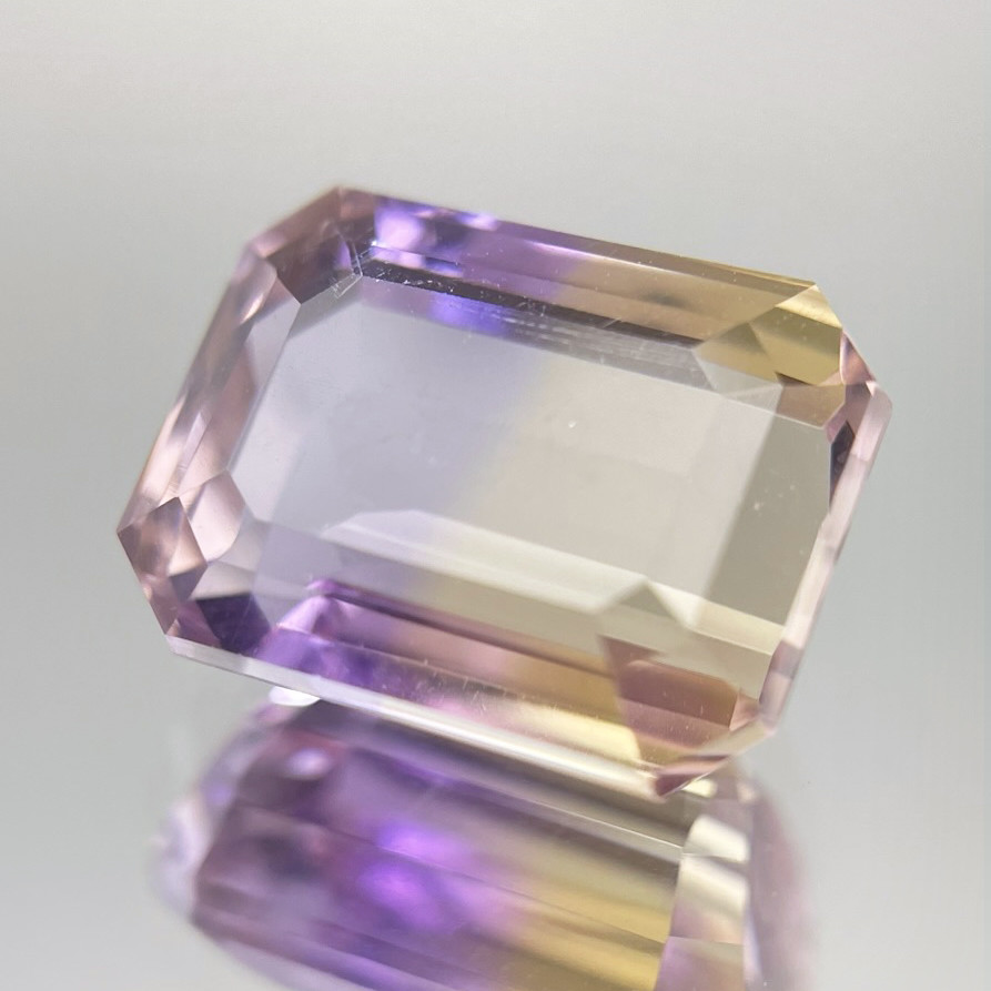 ◇ ソ付 アメトリン 5.000ct ルース オクタゴン Ω 天然石