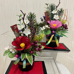 北海道あずき　アメリカンフラワー 北海道あずき アメリカンフラワー 金木犀☆秋の花☆ディップ