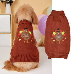 ペット服 犬 ハロウィン 小型犬用服 ペットセーター 犬服 犬のセーター 頭蓋骨 6枚目の画像