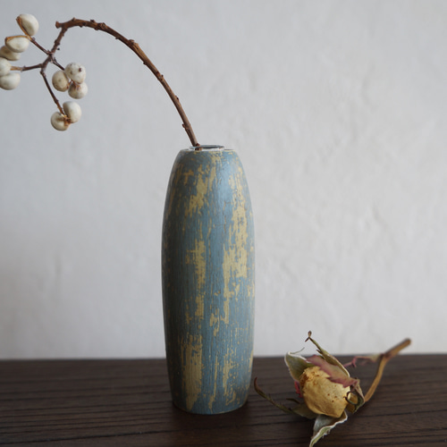 土火人 山田義力 花器　フラワーベース　一輪挿し 土火人 山田義力 花器 フラワーベース 一輪挿し 山田義力 陶房土