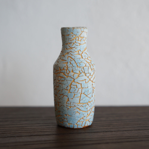 フラワーベース 一輪挿し エッグシェルアート ドライフラワー 一輪挿し