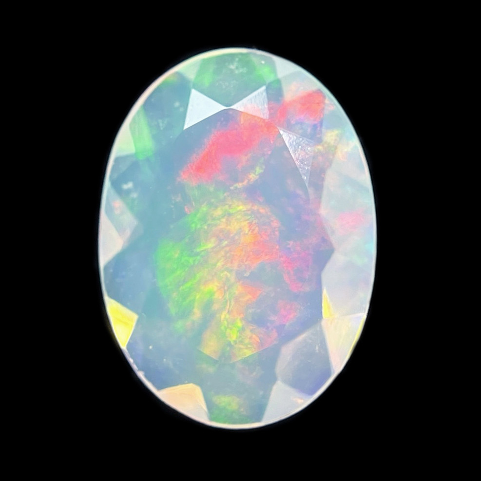 エチオピア オパール 2.06ct ルース ファセット オーバル