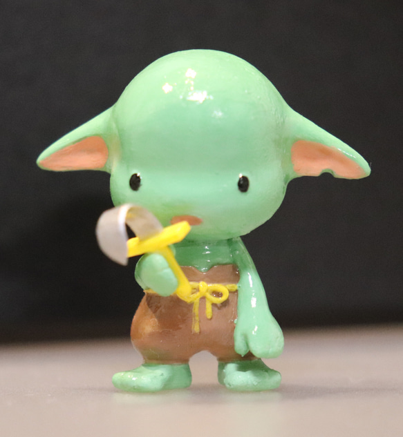 ぶきっちょこぼるん（剣）（未塗装フィギュア） 立体・オブジェ ちり 
