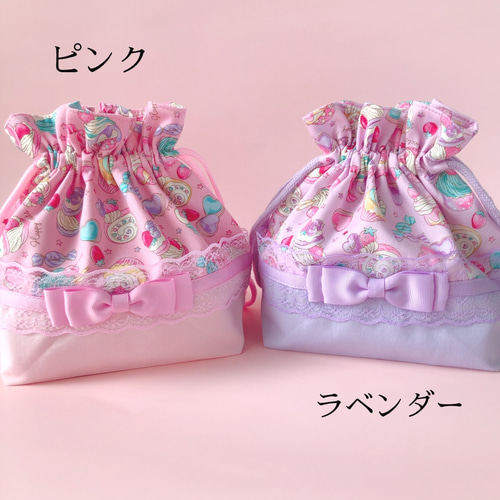 入園入学2025 お弁当袋 幼稚園 女の子 かわいい ゆめかわ リボン