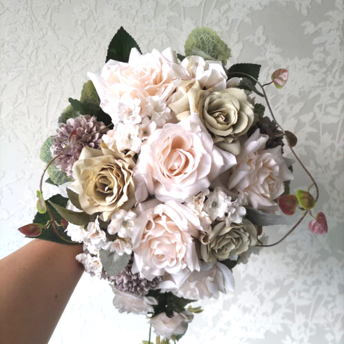 3点】造花ブーケとハンギングアレンジメントセット 3点】造花ブーケと