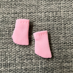 オビツ11  靴下　short pink 1枚目の画像