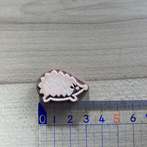 消しゴムはんこNo.184  ハリネズミ 浮き輪 消しゴムはんこNo.184 ハリネズミ 浮き輪