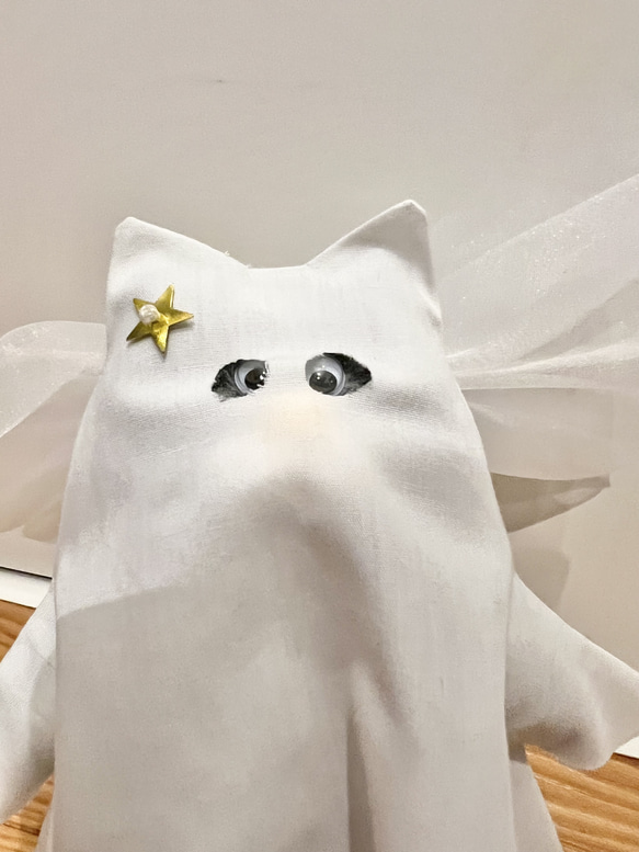 2023⭐︎おばけセットを着たグレー猫さん 4枚目の画像