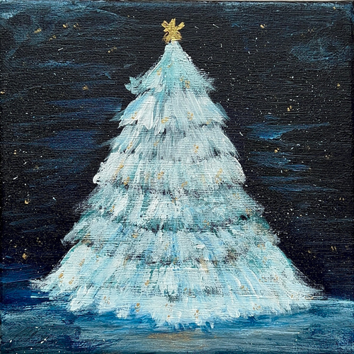 クリスマス クリスマスツリー 絵画 アート モダン インテリア クリスマス クリスマスツリー 絵画 アート モダン インテリア