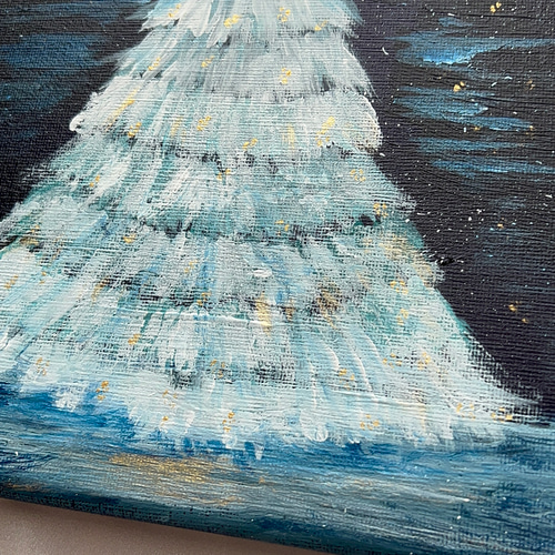 クリスマス クリスマスツリー 絵画 アート モダン インテリア 