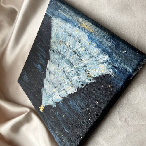 クリスマス クリスマスツリー 絵画 アート モダン インテリア 