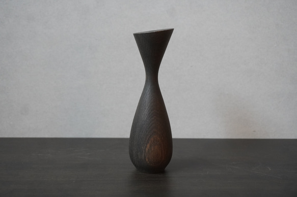 Flower vase Oak オーク 鉄媒染 フラワーベース 受注製作 一輪挿し