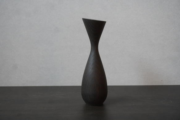 Flower vase  Oak オーク　鉄媒染　フラワーベース　受注製作 3枚目の画像