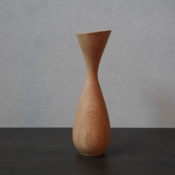 Flower vase  Oak オーク　クリヤ　フラワーベース 3枚目の画像