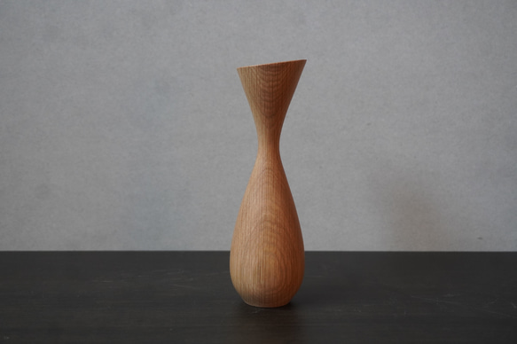 Flower vase  Oak オーク　クリヤ　フラワーベース 3枚目の画像