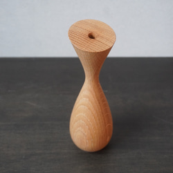 Flower vase  Oak オーク　クリヤ　フラワーベース 7枚目の画像