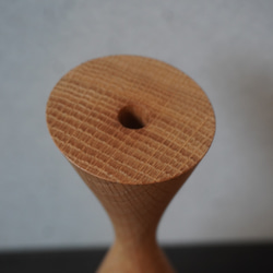 Flower vase  Oak オーク　クリヤ　フラワーベース 6枚目の画像