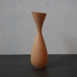 Flower vase  Oak オーク　クリヤ　フラワーベース 1枚目の画像