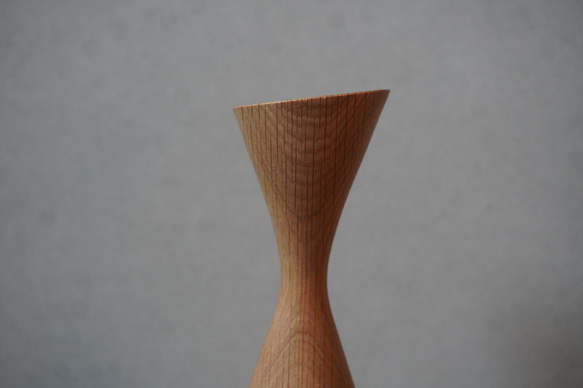 Flower vase  Oak オーク　クリヤ　フラワーベース 4枚目の画像