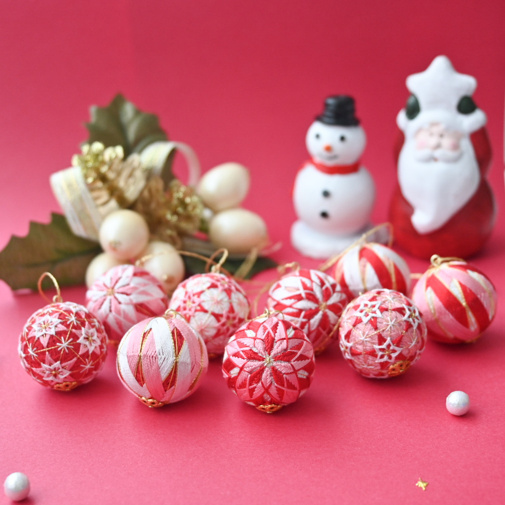 サユリ 手鞠 てまり クリスマス㉒ハンドメイド 手鞠手毬 てまり