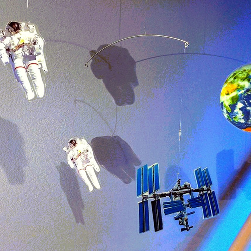 宇宙 モビール 干 スペースシャトル 宇宙飛行士