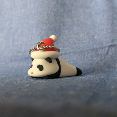 パンダ リングスタンド リングホルダー リングピロー サンタ帽子装備