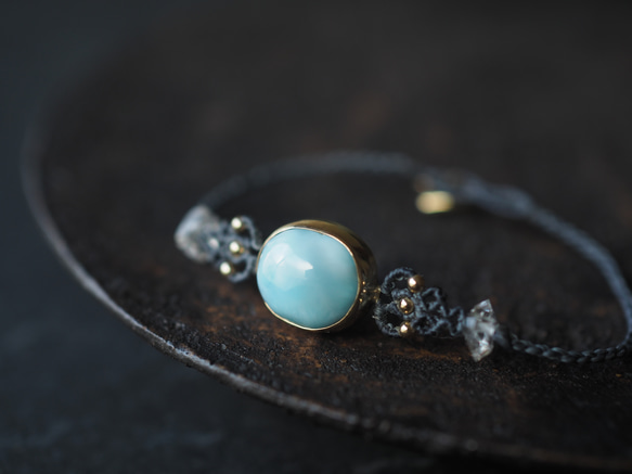 larimar brass bracelet (asanagi) 9枚目の画像