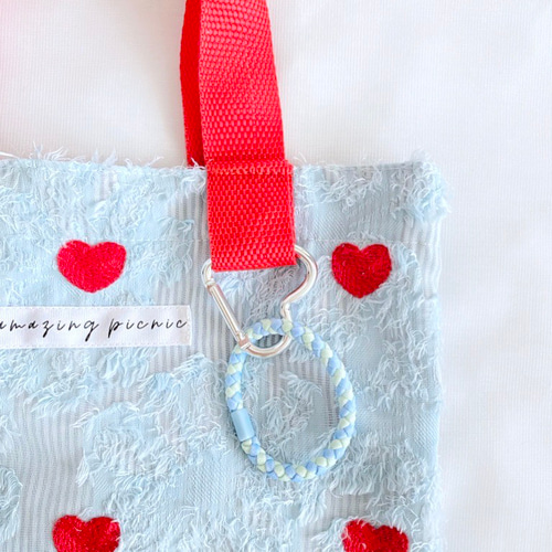 ブラックWデニム♡ハートフラワー刺繍の3wayバッグ♡リュック♡ストーン付き ハートロゴ刺繍 FP3ポケットミニリュック（バックパック