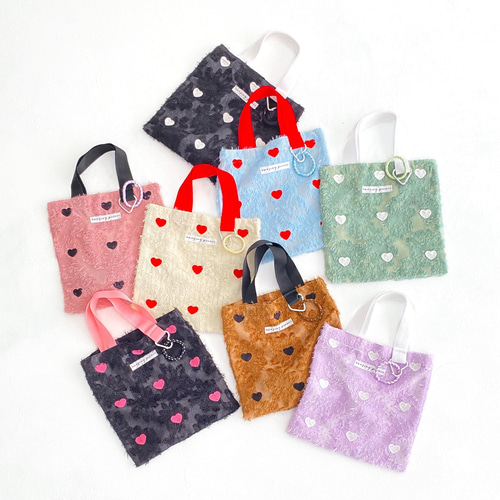 ブラックWデニム♡ハートフラワー刺繍の3wayバッグ♡リュック♡ストーン付き ハート刺繍のフラワーバッグ(水色) トートバッグ amazing picnic