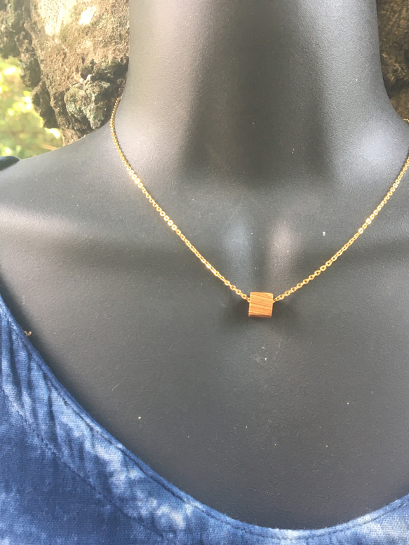 yakusugi cube necklace 1枚目の画像