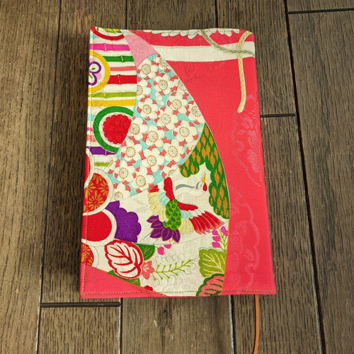 着物リメイク　ブックカバー四六版用 着物リメイク ブックカバー 四六版用 ブックカバー lovesirius 通販