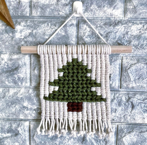 マクラメ ミニタペストリーツリー