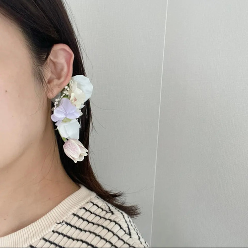 イヤーカフをオーダーの方へ】 胡蝶蘭 ♡ 髪飾り 【イヤーカフ