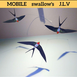 swallow　ツバメ　モビール 1枚目の画像