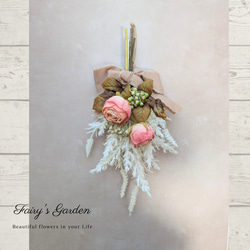 ナチュラルスワッグ ドライフラワースワッグ横型 M【Dried Flowers swag M