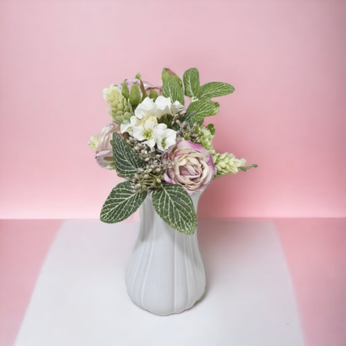 ミニブーケ【4色展開】 花束 造花 花 フラワー アーティ