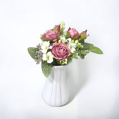 ミニブーケ【4色展開】 花束 造花 花 フラワー アーティフィシャル