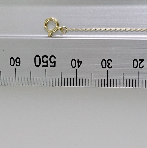 オーダー品　55ｃｍ　K18 アコヤ真珠ネックレス 8.0mm～8.5ｍｍ 4枚目の画像