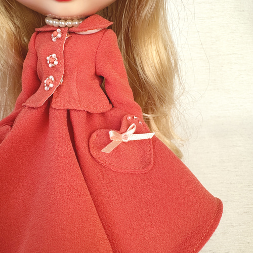 リカちゃん レトロ フレアスカート パニエ セット ブライス その他人形