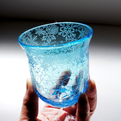 水縹雪華タンブラー 2枚目の画像