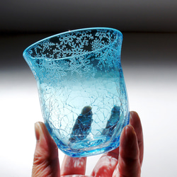 水縹雪華タンブラー 1枚目の画像