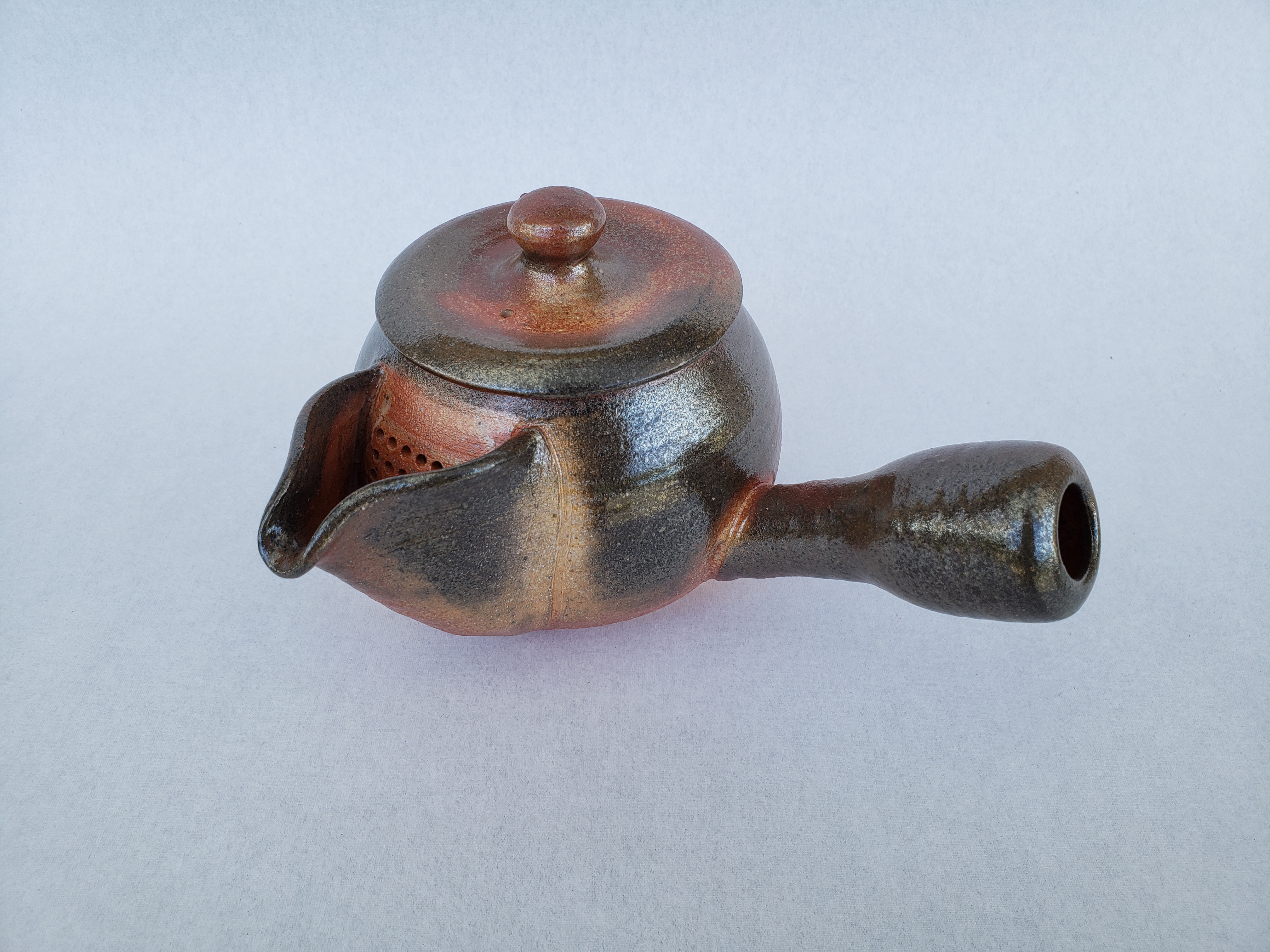 京焼・清水焼　「炎彩(えんさい)」急須