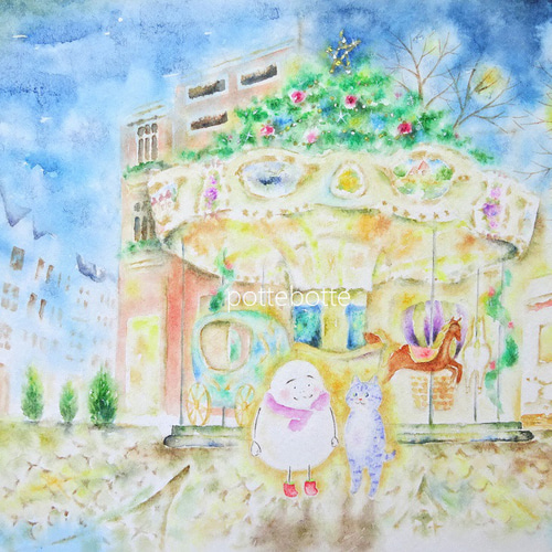 アクリル画 だるま 原画 ドローイング 絵画